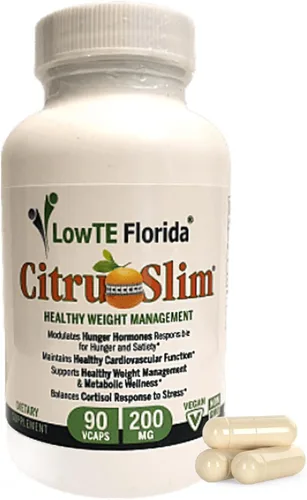 Citru Slim 200 mg - 90 cápsulas de control del apetito*, niveles de energía mejorados* y apoyo al metabolismo*, suministro para 30 días