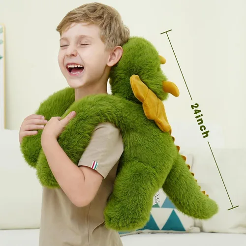 Miniatura 4 de Oso de Peluche con Peso Animal de Peluche Oso Marrón Juguete de Peluche 24 Pulgadas 4 Libras Pelaje Suave Brazos Largos Juguete para Abrazar Regalo