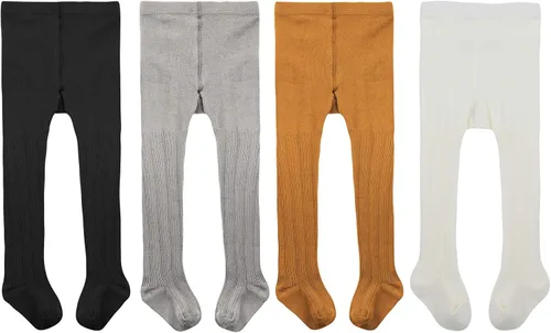 Miniatura 28 de American Trends Leggings para bebé, medias de punto para niñas y niños pequeños, leggings de punto de invierno