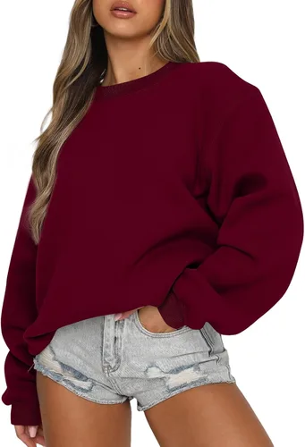 Miniatura 6 de EFAN Sudaderas de gran tamaño con cuello redondo Y2K para mujer, sudaderas con capucha para otoño, moda 2025, ropa para adolescentes y niñas, lindo