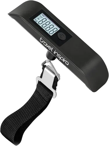 Miniatura 4 de travel inspira Báscula de equipaje, báscula digital de equipaje, báscula de equipaje, 110 libras110.2lbs, batería incluida, Báscula digital