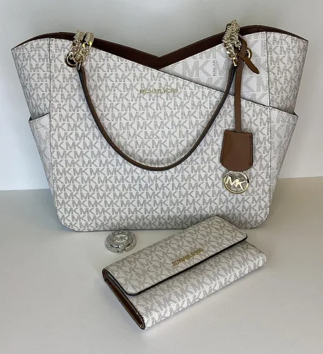 Miniatura 2 de Michael Kors MICHAEL Michael Kors Jet Set - Cartera de viaje con cadena grande para el hombro, bolsa de viaje triple