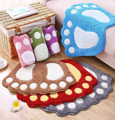 Miniatura 7 de MIFXIN Tapete de baño antideslizante para inodoro, bonito tapete para pies grandes, suave y absorbente, tapete antideslizante para baño, cocina