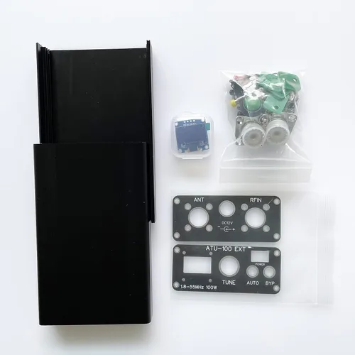 Miniatura 2 de Malahit ATU-100 Antena Tuner Box atu100 Shell ATU100 1.8-50MHz caso
