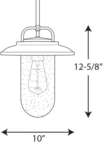 Miniatura 5 de Progress Lighting P550019-031 Beaufort Exterior, Negro