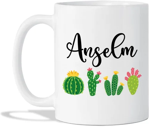 Miniatura 13 de Taza de café personalizada de cactus, taza de flores de cactus con nombre, taza de té de cactus, taza de cerámica con nombre personalizado, regalos