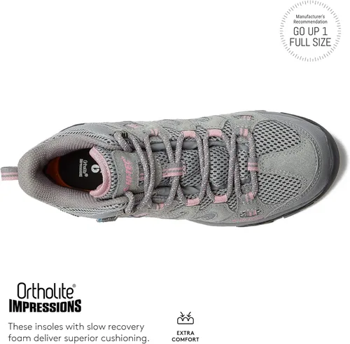Miniatura 4 de HI-TEC Apex Lite Mid WP Botas de senderismo impermeables para mujer, ligeras, para exteriores y senderos