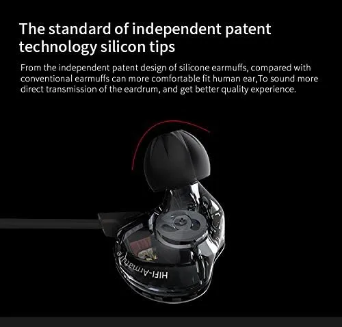 Miniatura 4 de Kinboofi KZ ZST - Auriculares intrauditivos, híbridos de doble conductor con equilibrio de color, auriculares HiFi Bass Auriculares intrauditivos
