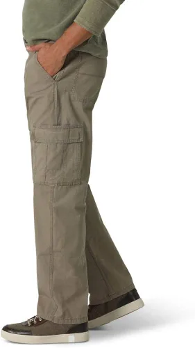 Miniatura 4 de Wrangler Authentics Pantalón cargo de sarga de ajuste relajado para hombre
