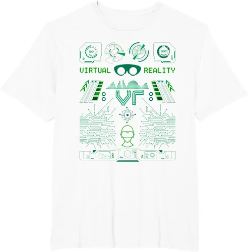 Miniatura 8 de Camiseta de realidad virtual VR Retro Gamers, Negro, S