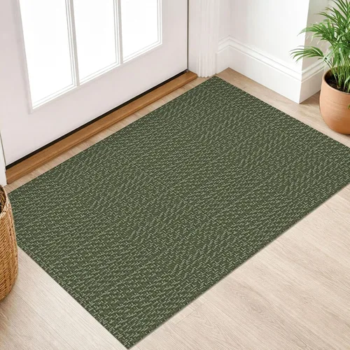 Miniatura 22 de IOHOUZE Alfombra de Área Lavable 4x6 Antideslizante con Respaldo de Goma Alfombras Tejidas para Entrada Interior Alfombras de Dormitorio Alfombra