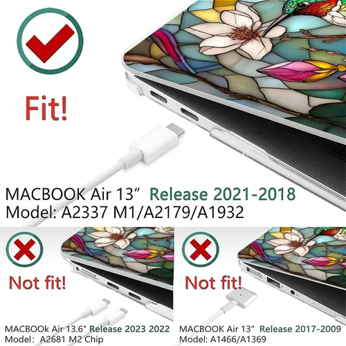 Miniatura 7 de Funda para computadora MacBook Pro de 13 pulgadas, modelo A1425/A1502, modelo A1425/A1502, diseño de primera calidad, funda rígida para laptop 3D