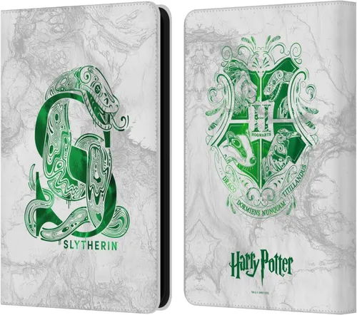 Miniatura 26 de Head Case Designs Funda de piel con licencia oficial de Harry Potter Gryffindor Aguamenti Deathly Hallows IX compatible con Kindle Paperwhite 1/2/3