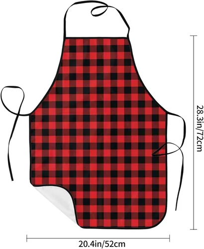 Miniatura 3 de Delantal para mujeres y hombres, delantales de cocina con bolsillo para cocinar, hornear, jardinería, parrilla, barbacoa
