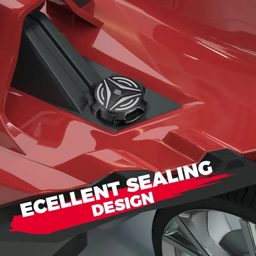 Miniatura 7 de KEMIMOTO Tapa de combustible de aluminio Compatible con Polaris Slingshot SL LE R S SLR Grand Touring 2015-2024, Tapa de combustible Cubierta