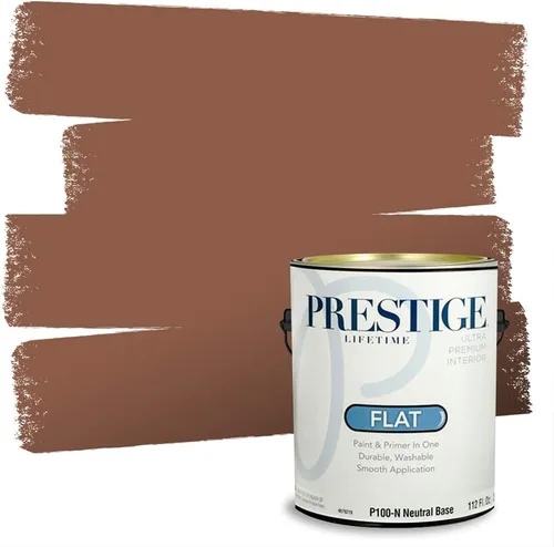 Miniatura 146 de PRESTIGE Pintura exterior e imprimación en uno, bronceado Aberdeen, plano, 1 galón