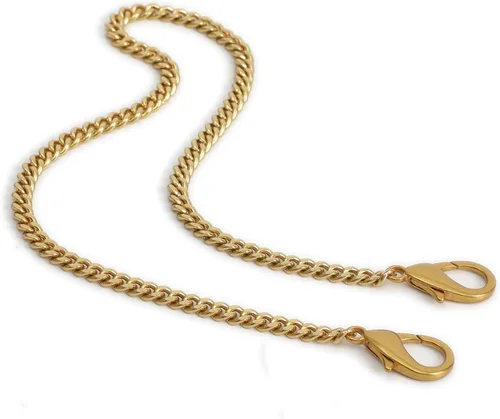 Miniatura 14 de Yichain Mini Nice - Correa de cadena de repuesto para bolso cruzado, correa de hombro, accesorios (oro amarillo, 48 pulgadas)