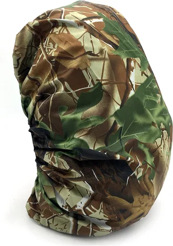 Miniatura 11 de Cubierta impermeable para mochila Silfrae de 30 L a 100 L, cubierta de lluvia para mochila para viajes, escalada, senderismo