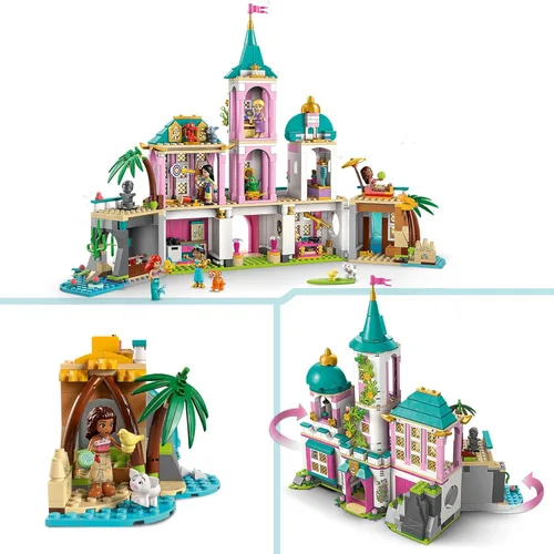 Miniatura 3 de LEGO Disney Princess Castillo y Mascotas Reales Juguetes Infantiles - Set de Construcción para Juego de Rol para Niñas y Niños, Edades 6+ - Incluye