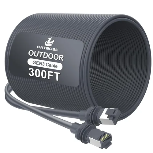 Miniatura 9 de Cable Starlink Gen3 de 20 pies, cable V3 estándar para exteriores para kit Starlink, núcleo de cobre 100% puro 26AWG, impermeable, cable