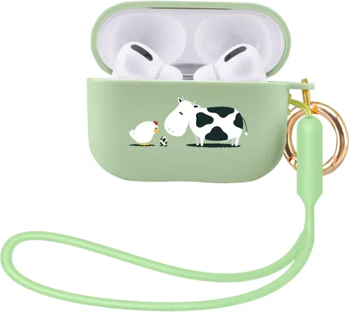 Miniatura 26 de Funda compatible con Airpods Pro de 2ª generación, linda funda para AirPods Pro 2, funda protectora con estampado de rana para mujeres y niñas