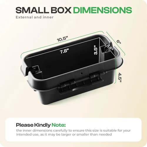 Miniatura 3 de SockitBoX Caja Eléctrica Original para Exteriores Impermeable - Pequeña Cubierta de Cable de Extensión para Exteriores con 6 Entradas de Cable