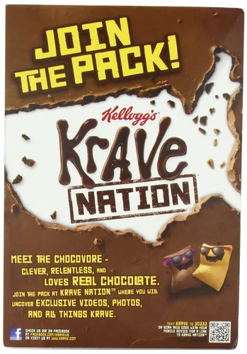 Miniatura 2 de Kellogg's Krave Cereal de chocolate, 11.4 onzas (paquete de 4)