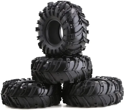 4 unidades 2.2 neumáticos sobre orugas OD 5.512 in goma suave RC barro neumáticos para escala 1/10 RC Rock Crawler coche Axial SCX10 90047 D90 TF2