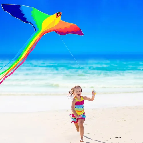 Miniatura 6 de HENGDA KITE Cometa Phoenix, para niños y adultos, fácil de volar, excelente diseño de tela y estructura, las imágenes son hermosas en alta