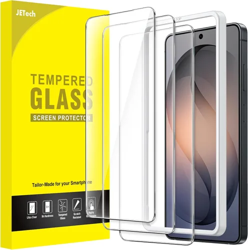 Miniatura 18 de JETech Protector de pantalla compatible con Samsung Galaxy S20 FE de 6.5 pulgadas, película de vidrio templado, paquete de 3