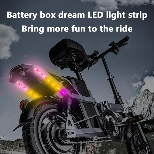 Miniatura 5 de Luces de bicicleta, se pueden recortar, impermeables, luces de bicicleta para montar por la noche, para niños, adultos, niños y niñas