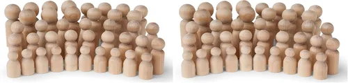 Miniatura 7 de Cuerpos de muñeca sin terminar, de madera de abedul y madera de arce, set de artista para pintar y personalizar figuras, ideal para manualidades