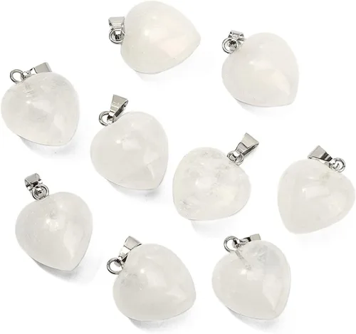 Miniatura 17 de LiQunSweet 10 piezas de eslabones de piedras preciosas de cristal de amatista natural, enlaces envueltos en alambre con alambres de latón dorado