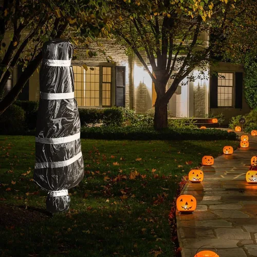 Miniatura 4 de CANIPHA Maniquí inflable de tamaño completo, accesorios de Halloween, decoraciones de patio, muñecos inflables para disfrazar a adultos, bricolaje
