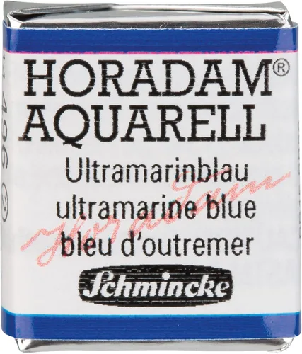 Miniatura 123 de Schmincke - HORADAM® AQUARELL - acuarelas de los mejores artistas, 786 Antracita, 14 786 044, 1/2 sartén