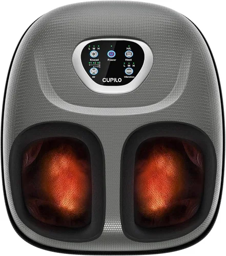 Miniatura 10 de CuPiLo - Masajeador shiatsu de pies con calor, elegible para FSA y HSA, vibración y presión ajustable para fascitis plantar, neuropatía, regalo