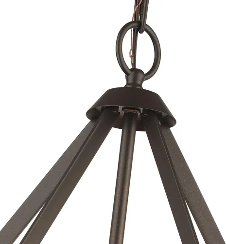 Miniatura 8 de Livex Lighting 40923-01 Lámpara de araña de tres luces de transición/montaje de techo de Prism Collection Acabado, latón antiguo