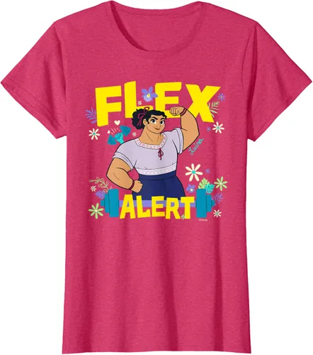 Miniatura 11 de Disney Encanto Luisa Madrigal Flex Alert Camiseta, Negro