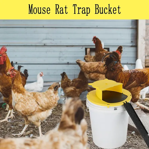 Miniatura 7 de Mouse Rat Trap Bucket,5 Gallon Mouses Rat Traps Indoor for Home,Reusable Mouse Catching Tool-Owl Style, Bucket Lid Rat Traps Indoor Outdoor[5 Gallon