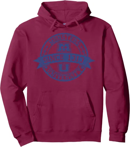 Miniatura 5 de Disney Pixar Monsters University School Crest Movie Logo Sudadera con capucha, Gris