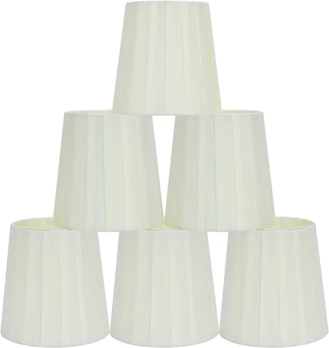 Miniatura 10 de MIRA - Cortinas pequeñas con clip para lámpara de pared, juego de 2, barril pequeño, 5.2 x 4 pulgadas x 5.2 pulgadas de alto, cinta de tela, hechas