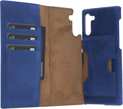 Miniatura 134 de Venito Florence - Funda de piel compatible con Samsung Galaxy S9, extra segura con bloqueo RFID, cartera desmontable para teléfono (gris decolorado)