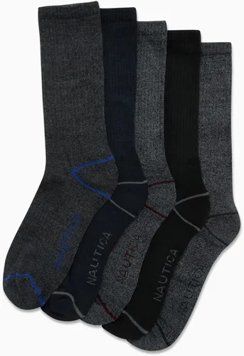 Miniatura 2 de Nautica Mens Dress Socks Light-Cushion Crew Socks 10 Pack