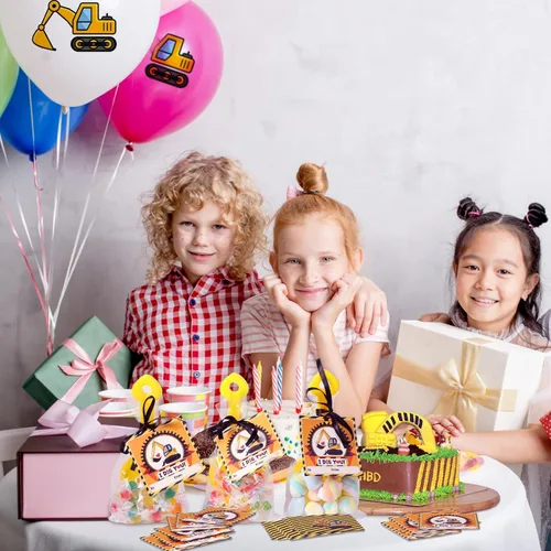 Miniatura 6 de Capoda 30 juegos de regalos de fin de año para estudiantes, fiesta de construcción, pala de plástico, tarjetas con bolsas de celofán transparentes