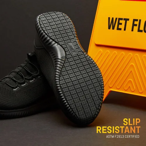 Miniatura 5 de Avia Anchor SR - Zapatos de malla antideslizantes resistentes al agua para hombre, para restaurante, trabajo y seguridad para hombre, mediano