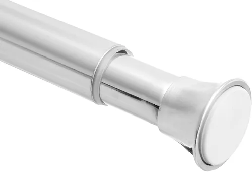 Miniatura 12 de Amazon Basics Barra de cortina de tensión, 36-54 pulgadas de longitud ajustable, acabado clásico, blanco