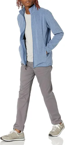Miniatura 4 de Tienda Essentials - Chaqueta de vellón con cremallera completa para hombre (disponible en tallas para personas grandes y altas)