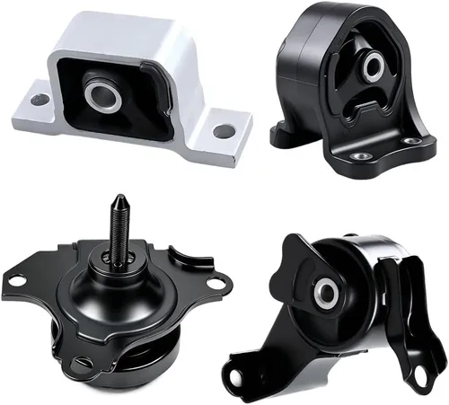 Miniatura 11 de Soporte de motor compatible con Fit Honda CR-V 1997 1998 1999 2000 2001 L4 2.0L, transmisión automática 5 piezas