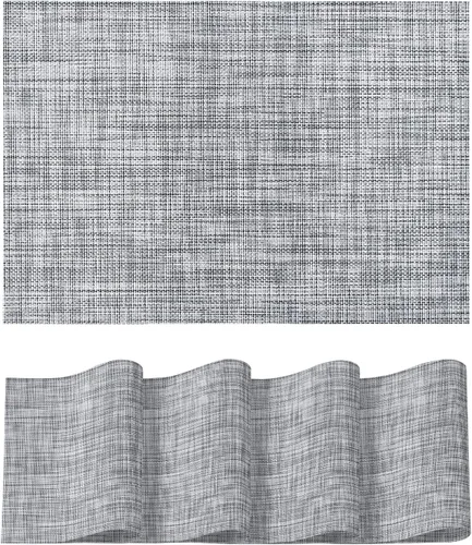 Miniatura 13 de Artoid Mode Juego de 4 manteles individuales de vinilo color gris, lavables, resistentes al calor, antideslizantes, de plástico, PVC, para casa