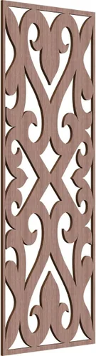 Miniatura 16 de Keene Paneles de pared decorativos de madera con calado, 9 3/8 pulgadas de ancho x 24 3/8 pulgadas de alto x 1/4 de alto, roble rojo rojo (Red Oak)